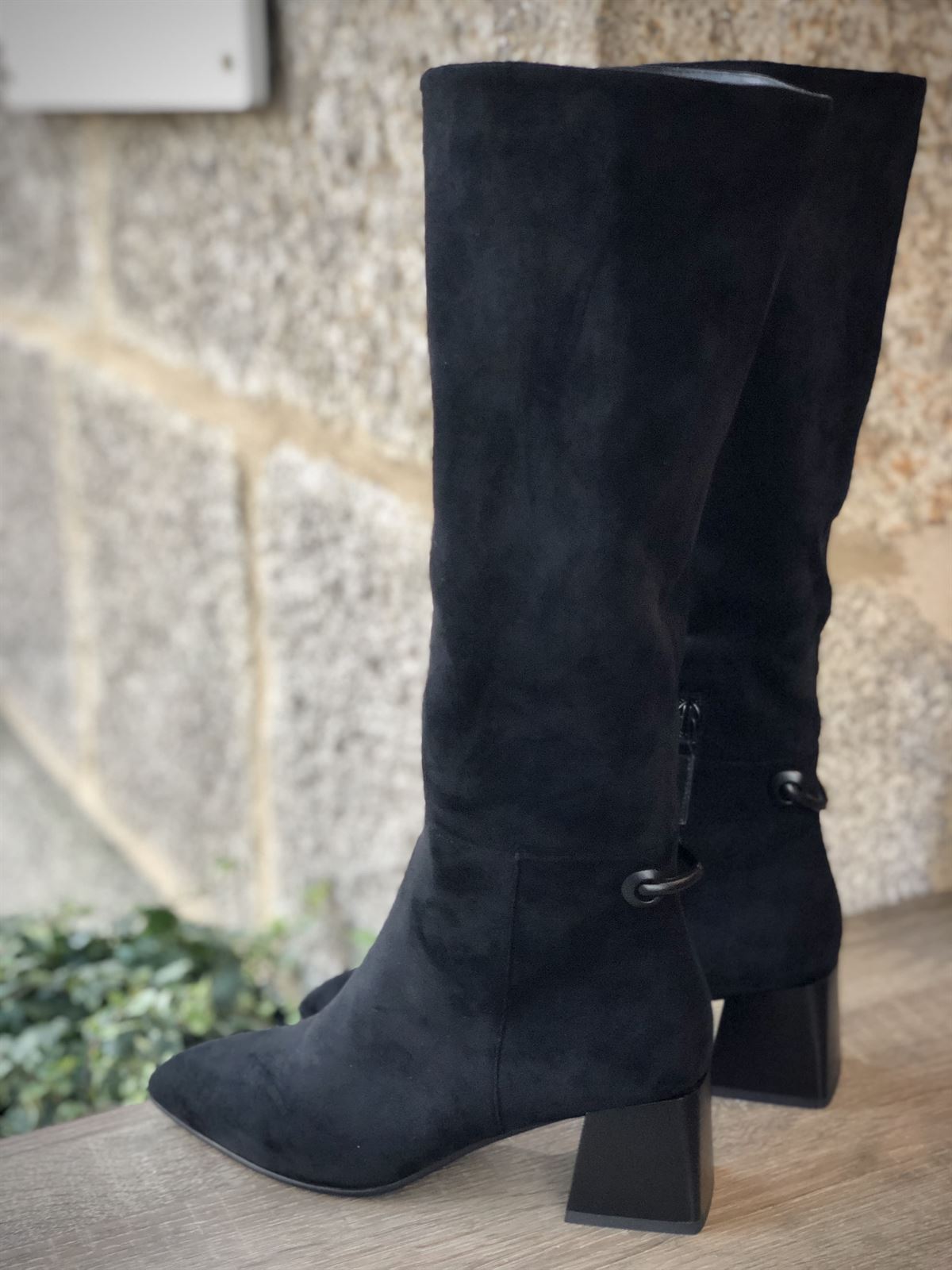 Bota Noa Harmon strech  alta negra. - Imagen 3