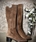 Bota Plumers alta camel - Imagen 2