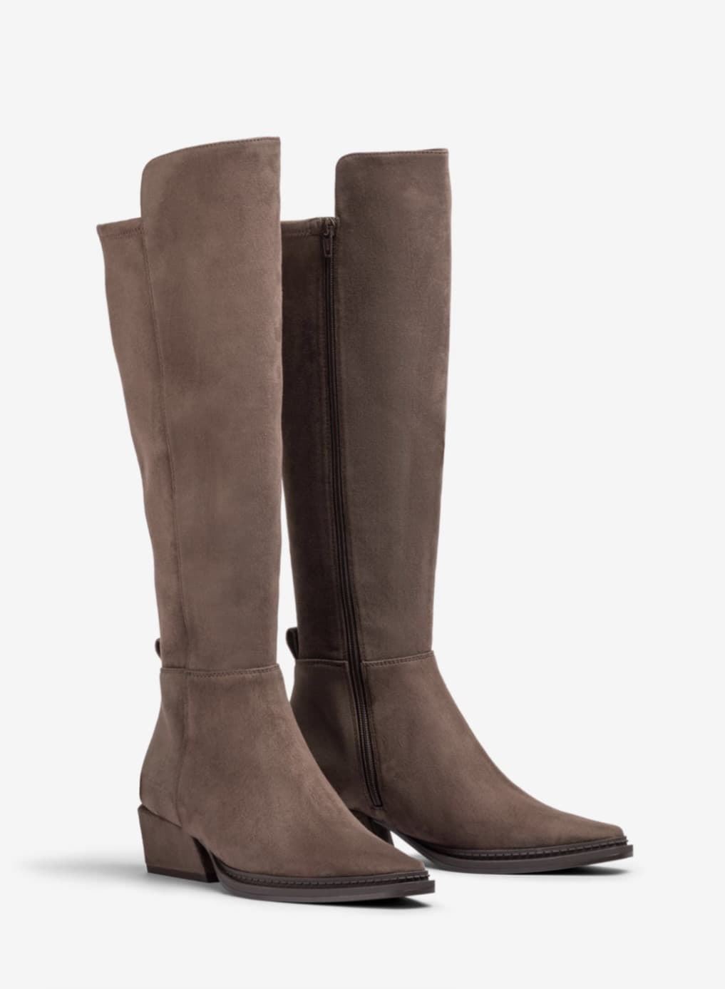 BOTA UNISA CAÑA ALTA GORETO-ST PUNTERA PICO Taupe - Imagen 1