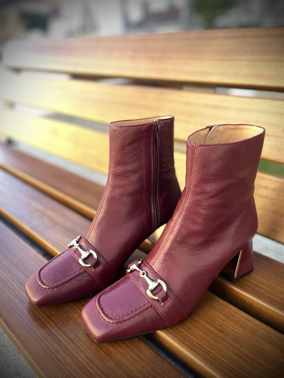 Botin Angari 45202-07G MIRTA Canada burdeos - Imagen 2