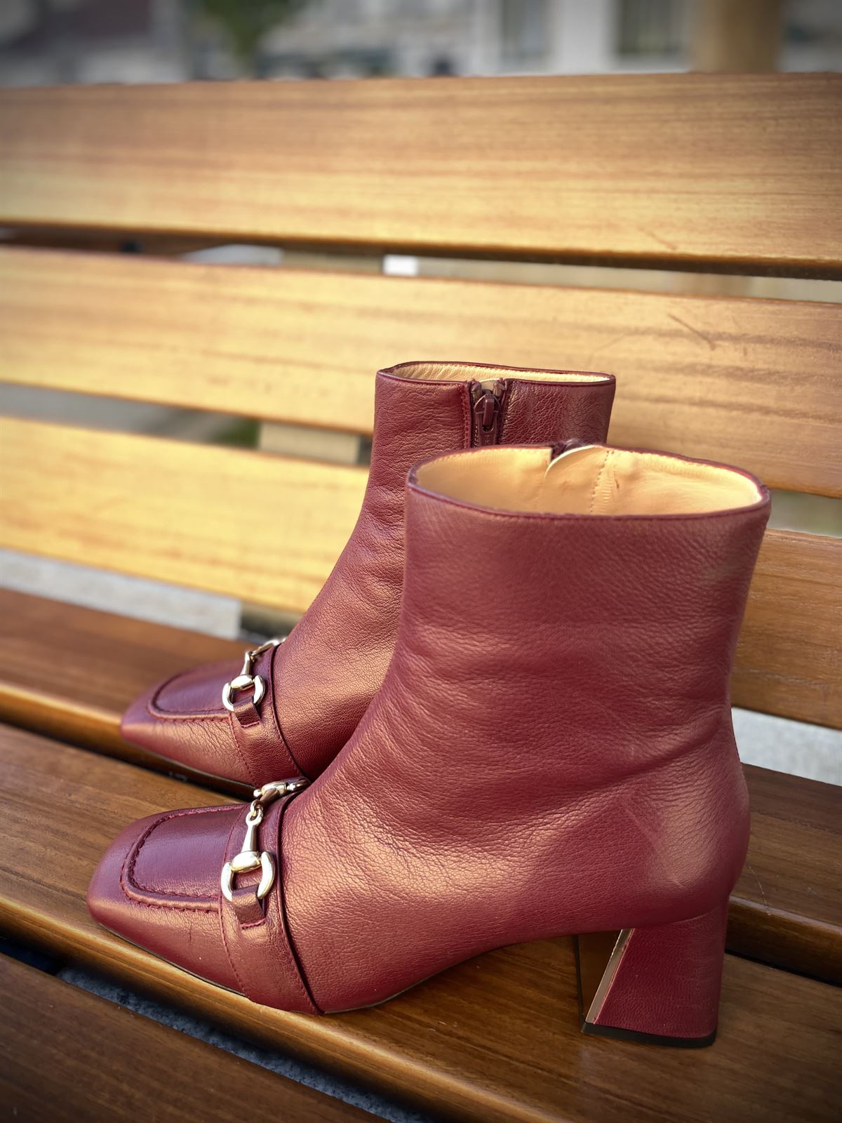 Botin Angari 45202-07G MIRTA Canada burdeos - Imagen 3