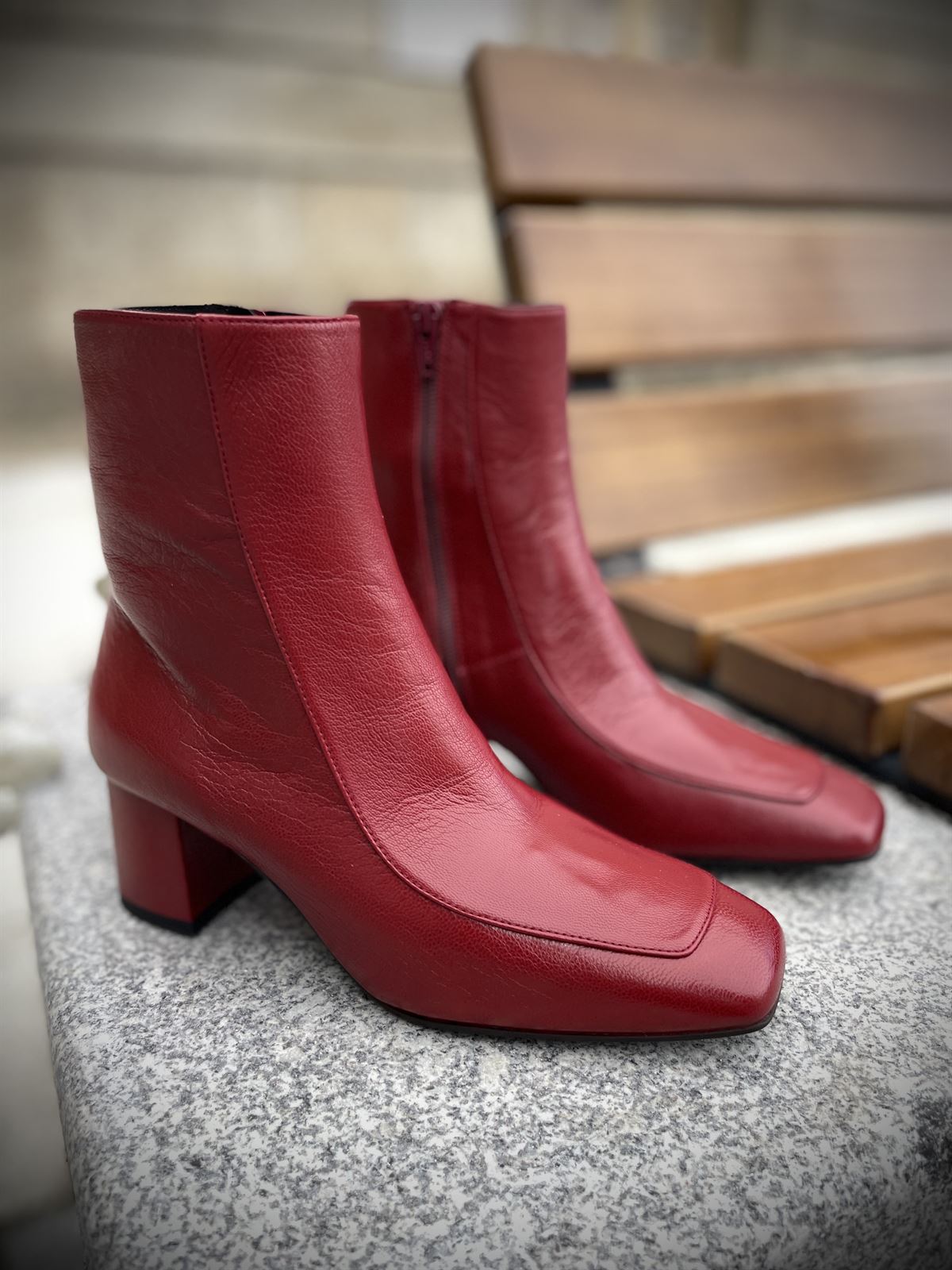 Botin Angari 54400-59 MIRTA rojo caldera - Imagen 2