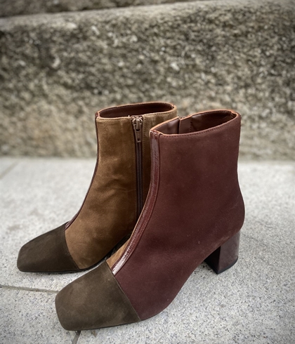 Botin Angari 54401-63 MIRTA punta cuadrada ANTE TRICOLOR - Imagen 1