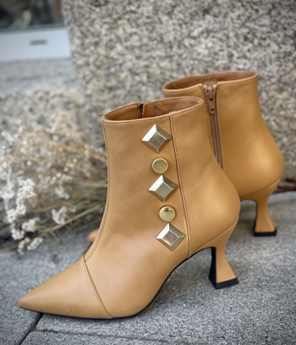 Botín Angari tachas camel - Imagen 2