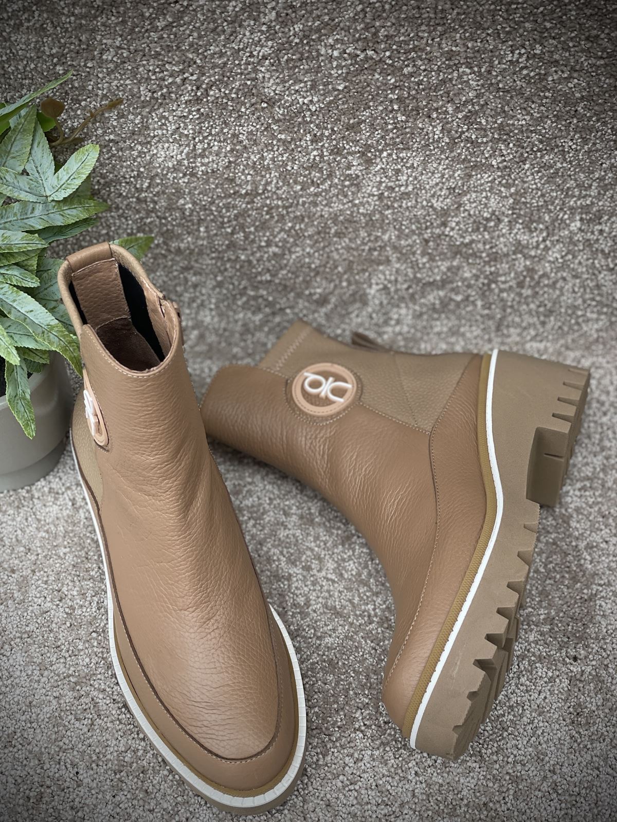 Botín Dibia by Ezzio 53009 napa CARAMEL - Imagen 1