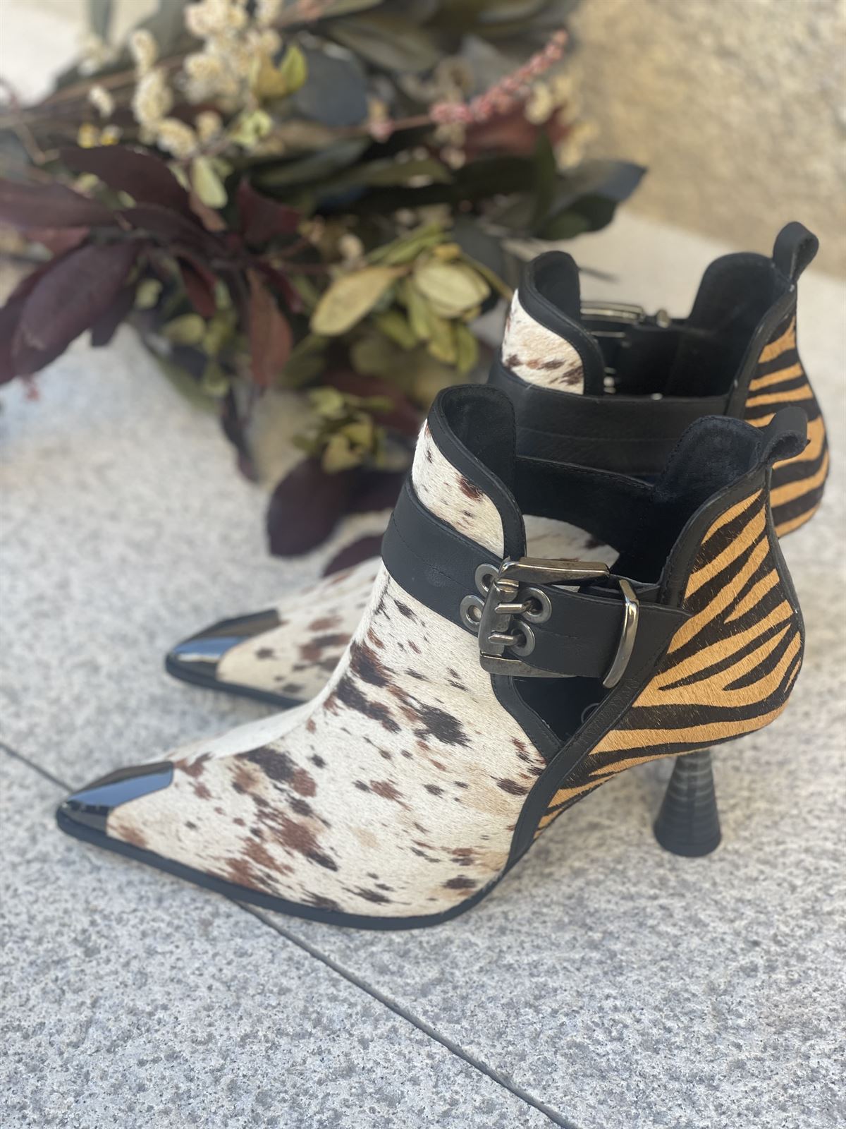 Botin Dibia by Ezzio pint cebra y vaca - Imagen 1