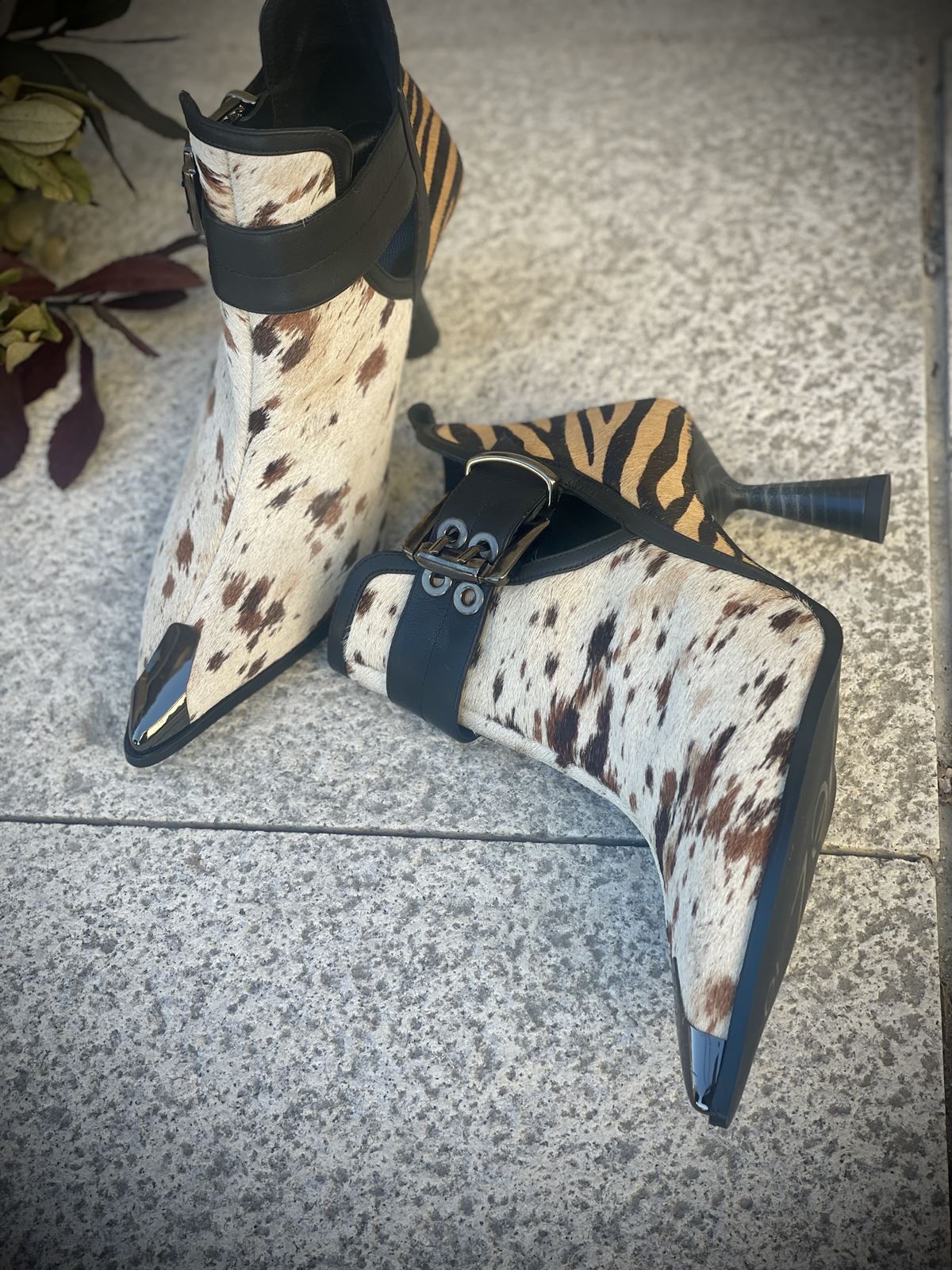 Botin Dibia by Ezzio pint cebra y vaca - Imagen 5