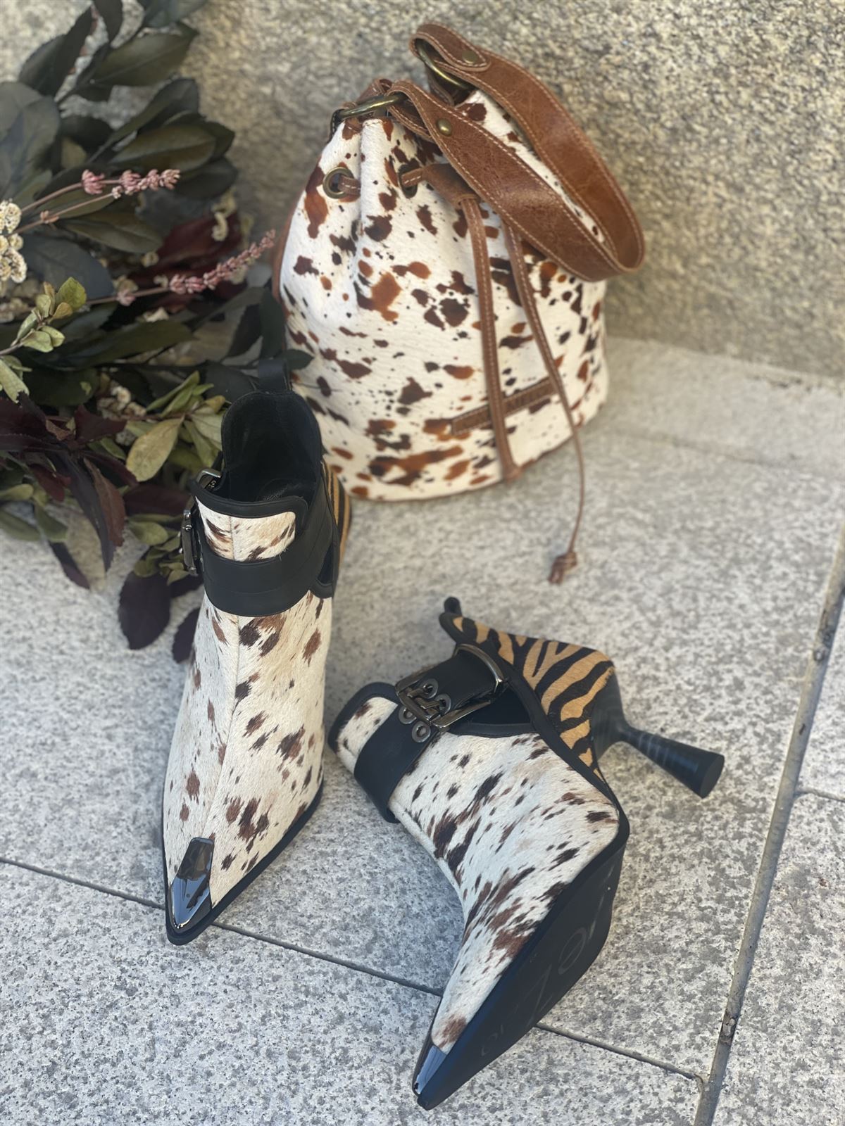 Botin Dibia by Ezzio pint cebra y vaca - Imagen 7