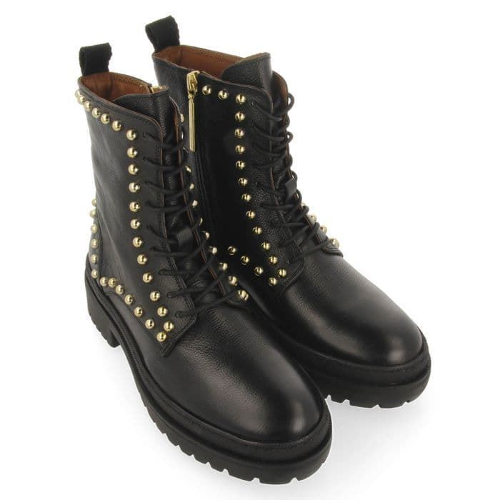 Botín Gioseppo biker tachas negro - Imagen 4