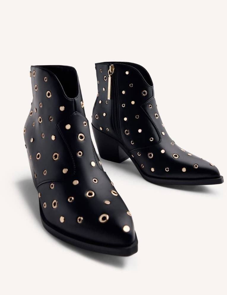 Botin Gioseppo MUSKEGON tachas negra - Imagen 1