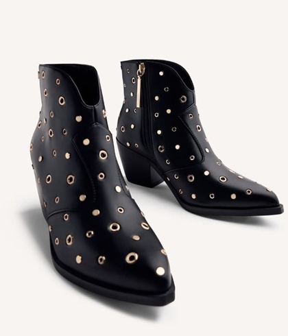 Botin Gioseppo MUSKEGON tachas negra - Imagen 1