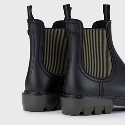 Botín Igor ROCK negro elastico verde - Imagen 2