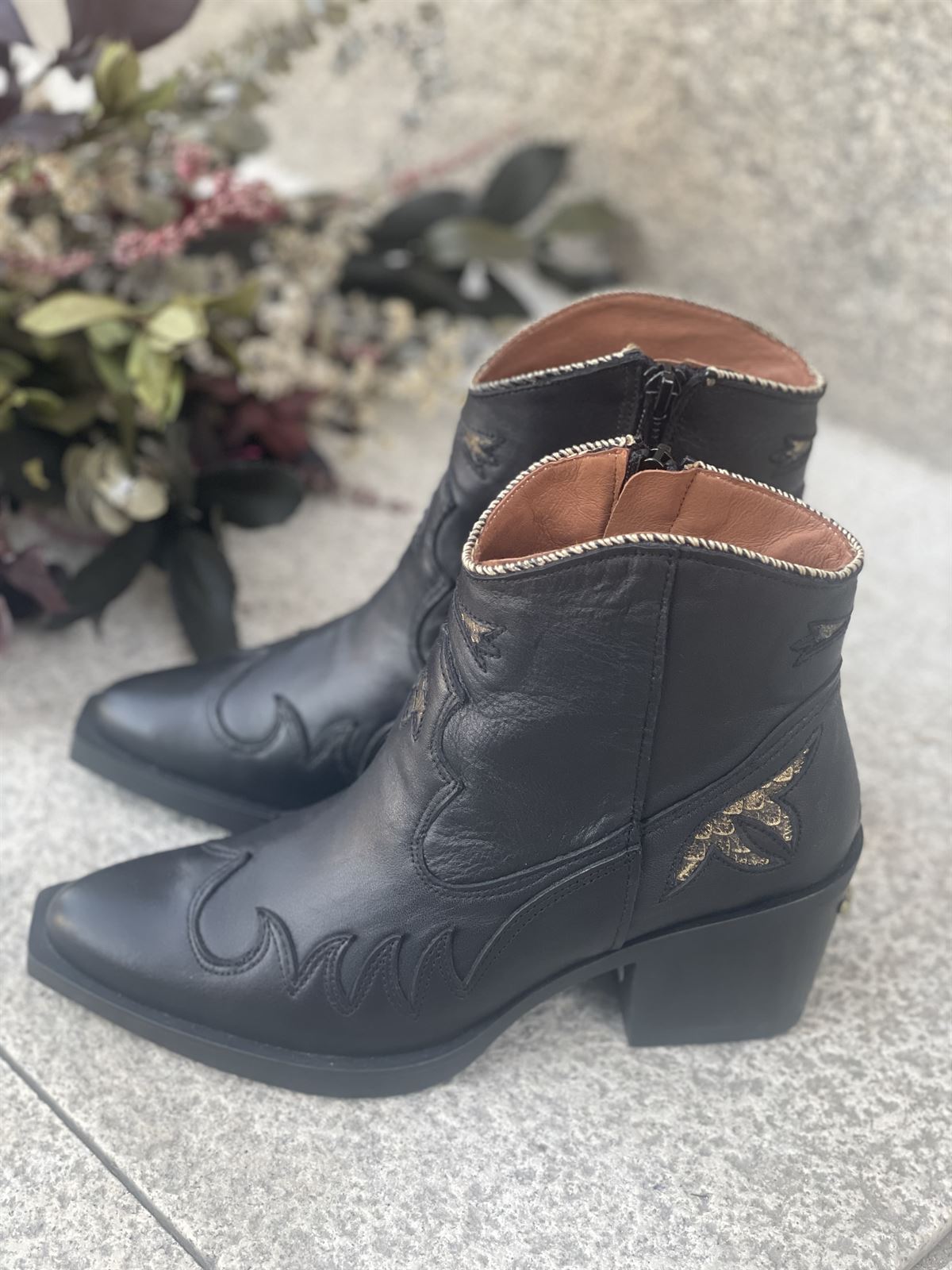Botin Nemonic Campero 2353 Sauvage negro - Imagen 2
