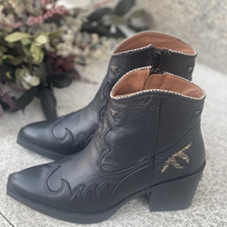 Botin Nemonic Campero 2353 Sauvage negro - Imagen 2