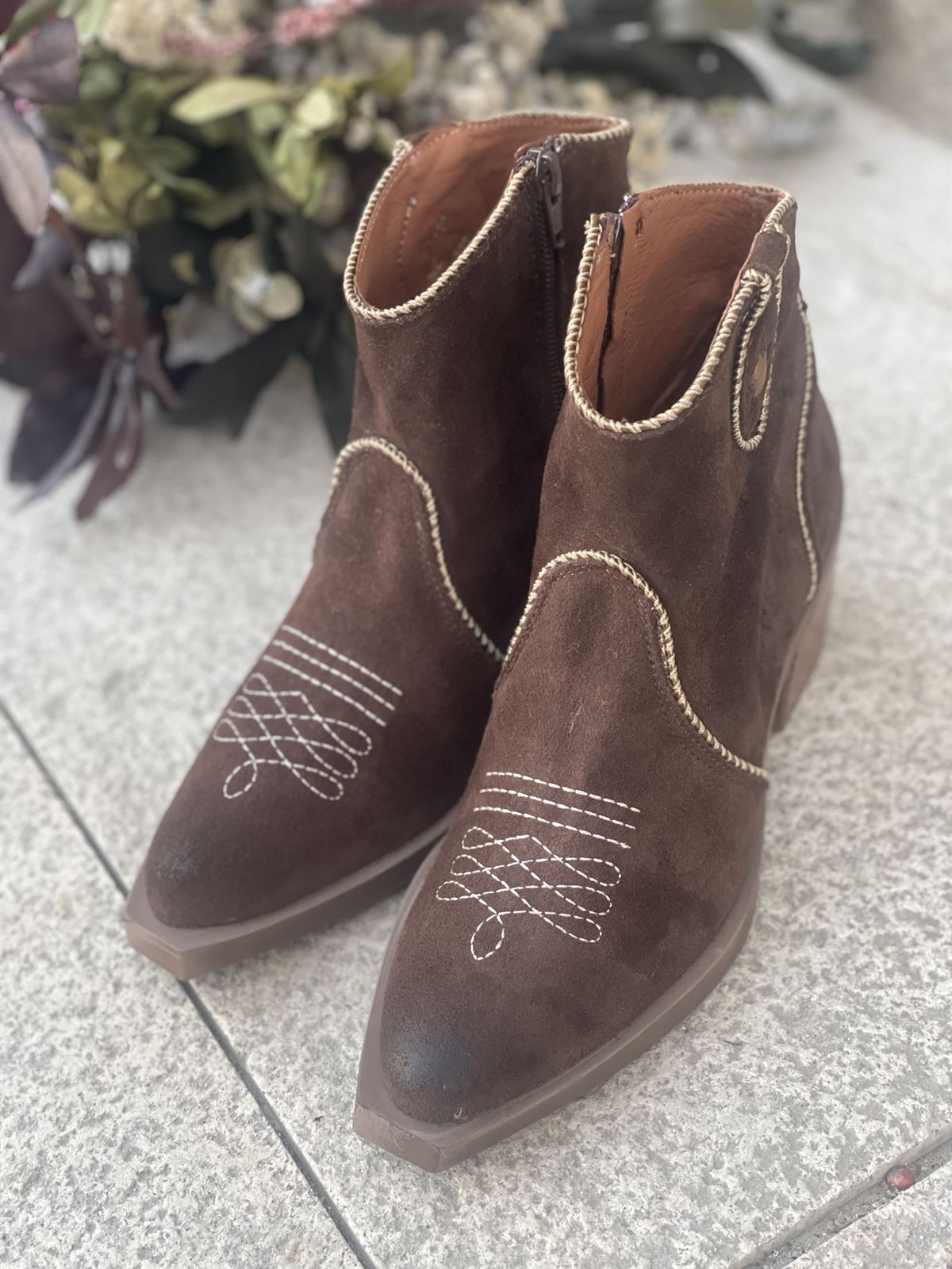Botin Nemonic Campero 2353 Western marrón - Imagen 1