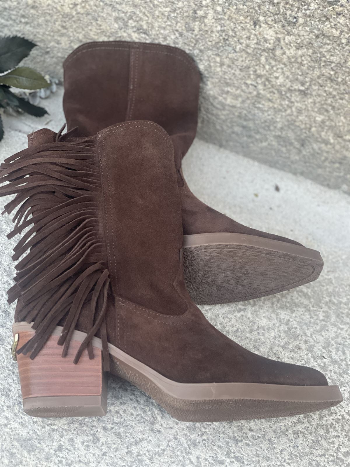 Botin Nemonic Campero 2482 FLECOS Western marrón - Imagen 3