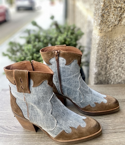 Botín Nemonic Voley 2018 ante y denim - Imagen 1