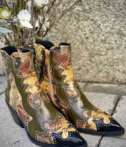 Botín Noa Harmon campero verde - Imagen 2