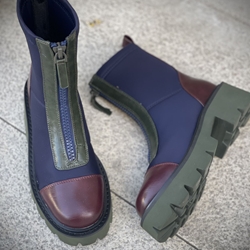 Botín NOA HARMON MANTRA gabardina azul - Imagen 1