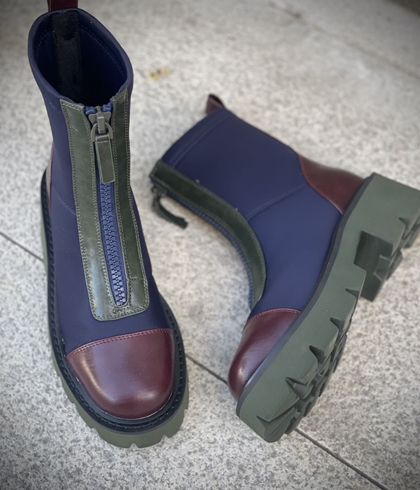 Botín NOA HARMON MANTRA gabardina azul - Imagen 1