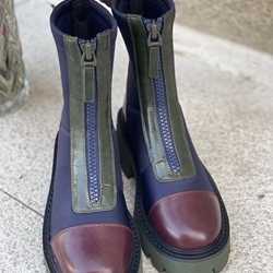 Botín NOA HARMON MANTRA gabardina azul - Imagen 2