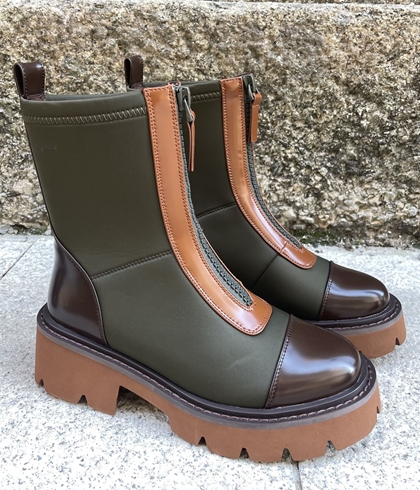 Botín NOA HARMON MANTRA gabardina Multi Khaki - Imagen 1