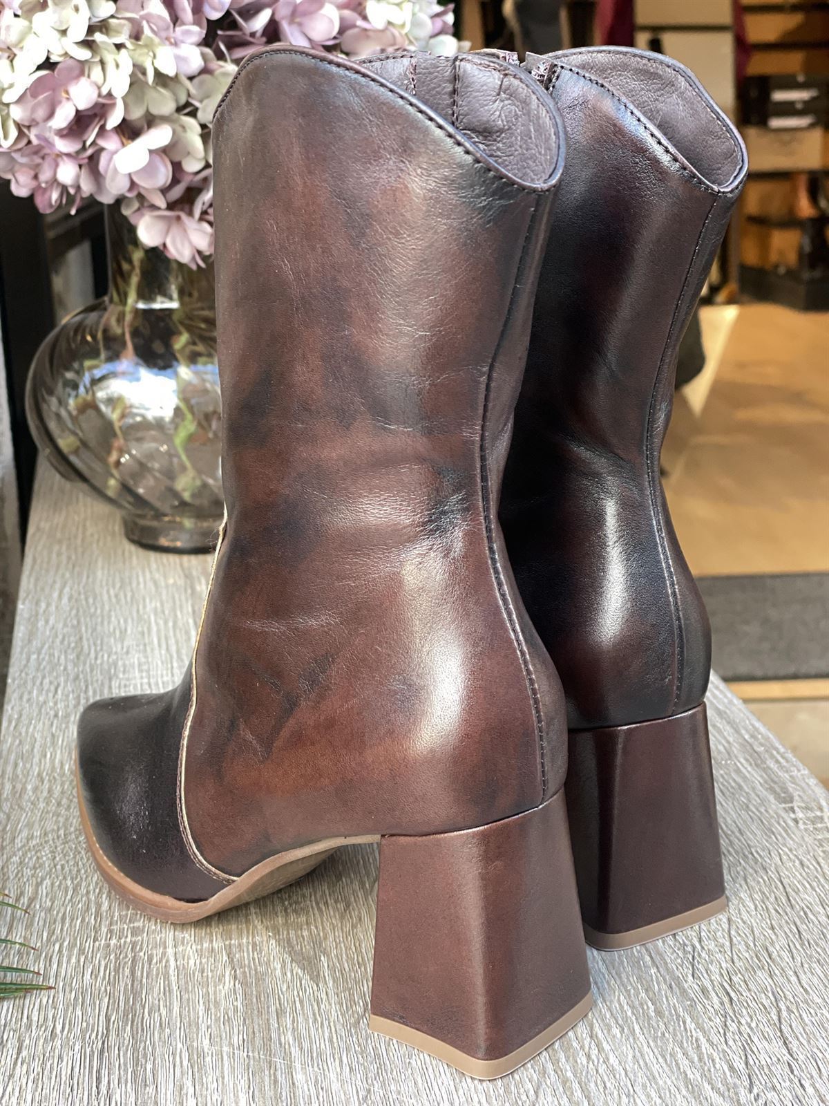 Botin Plumers Menorca campera chocolate - Imagen 4