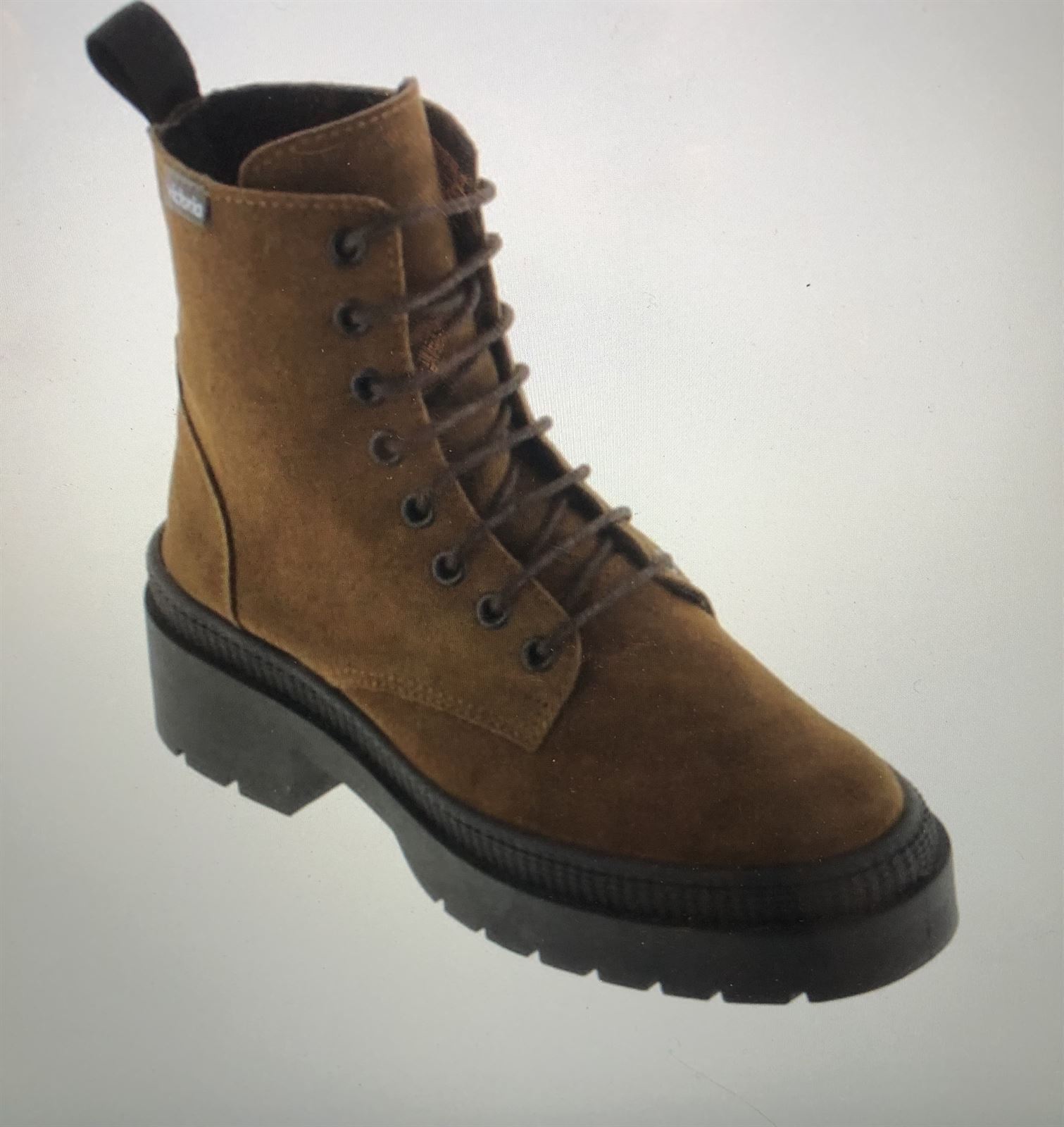Bot n Victoria cordones serraje marr n Botas y botines