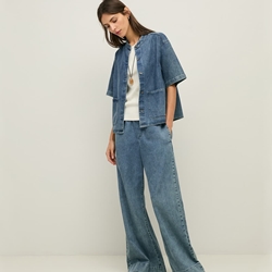 CAMISA DENIM YERSE 44868  azul - Imagen 1