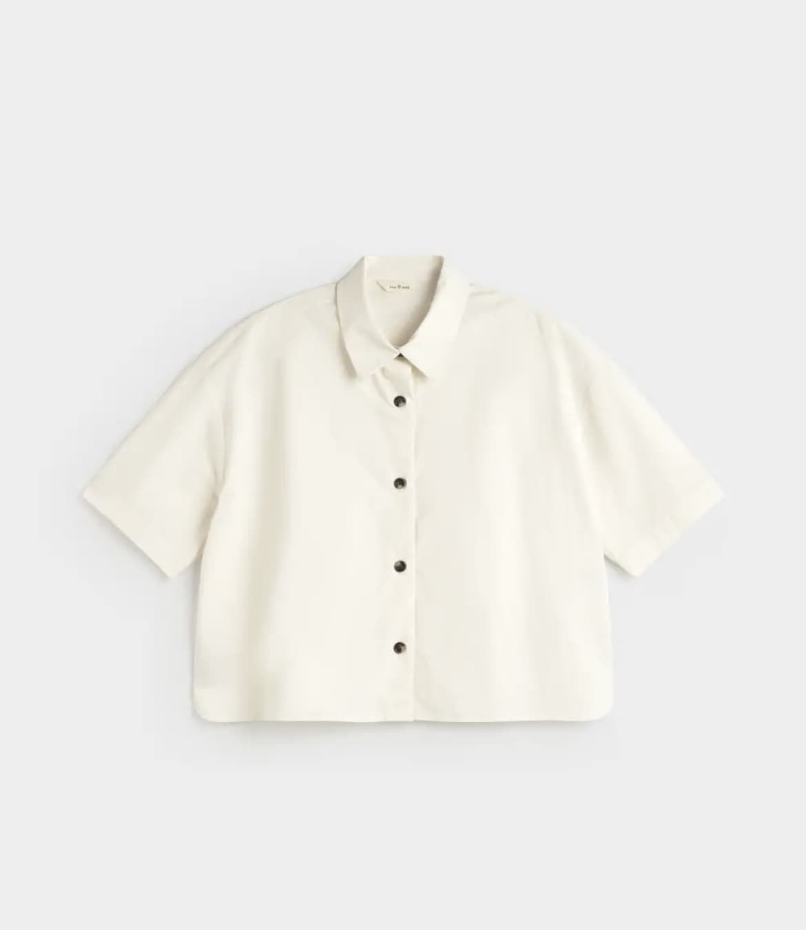 Camisa ese o ese MANGA CORTA GIORGIO cruda(Blanco roto) - Imagen 5