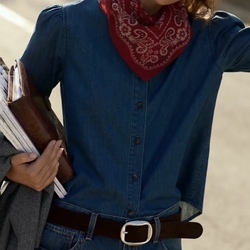 CAMISA ese O ese Ref.: 305240-1070 // C.REDFORD vaquera azul - Imagen 1