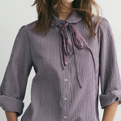 CAMISA ese O ese Ref.: 305582-1080 // C.MEDINE  vivhy aubergine - Imagen 1