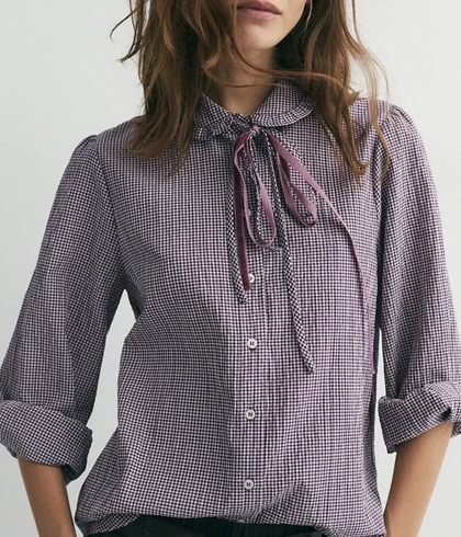 CAMISA ese O ese Ref.: 305582-1080 // C.MEDINE  vivhy aubergine - Imagen 1