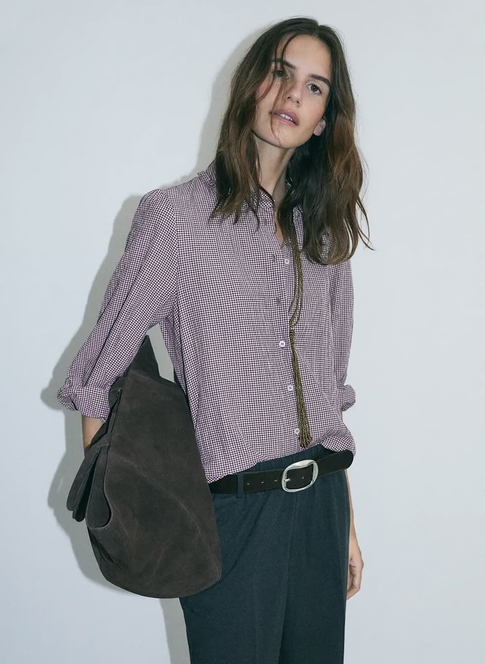 CAMISA ese O ese Ref.: 305582-1080 // C.MEDINE vivhy aubergine - Imagen 3
