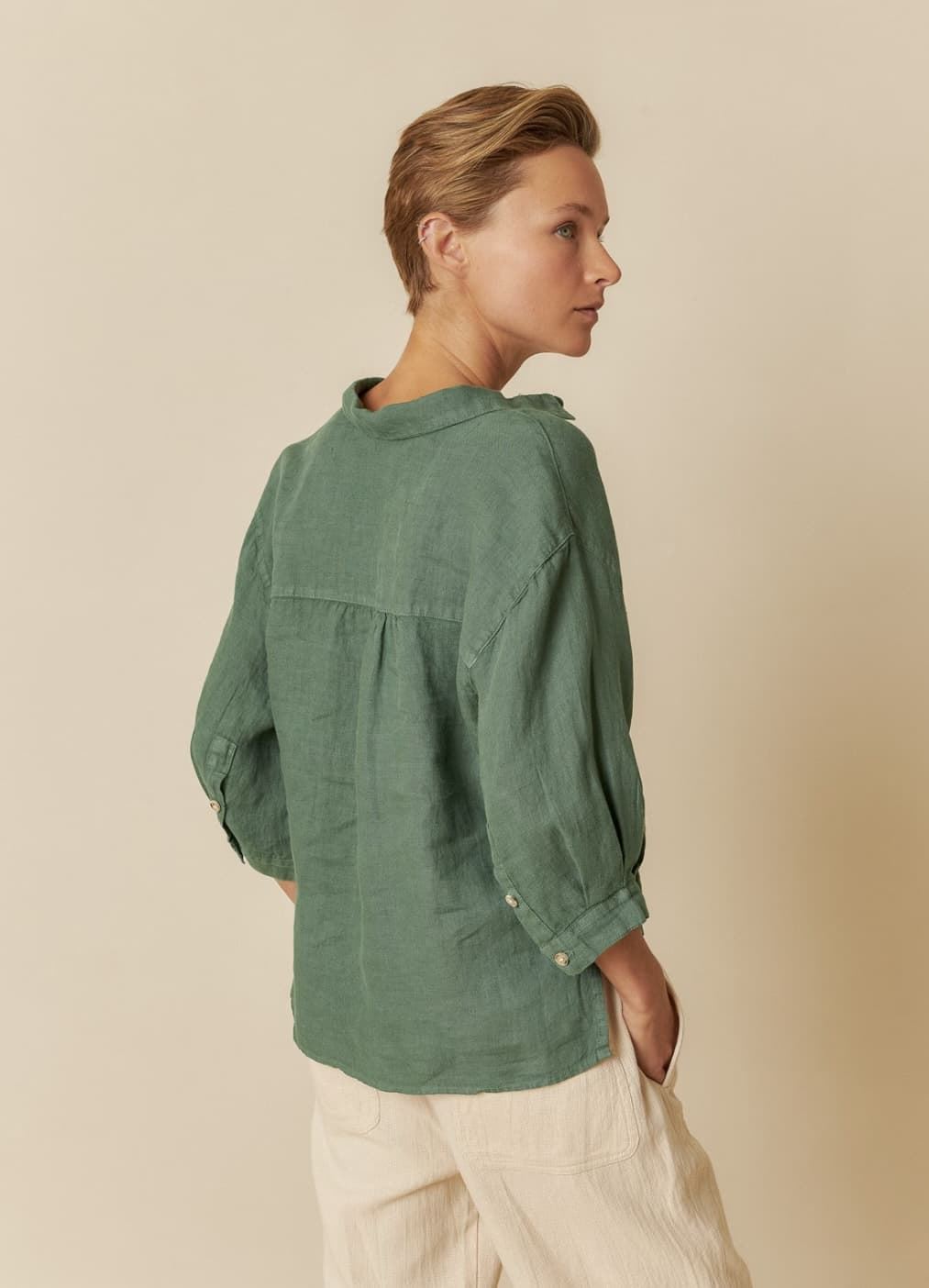 Camisa Indi & Cold 250 lino corte box - Imagen 1