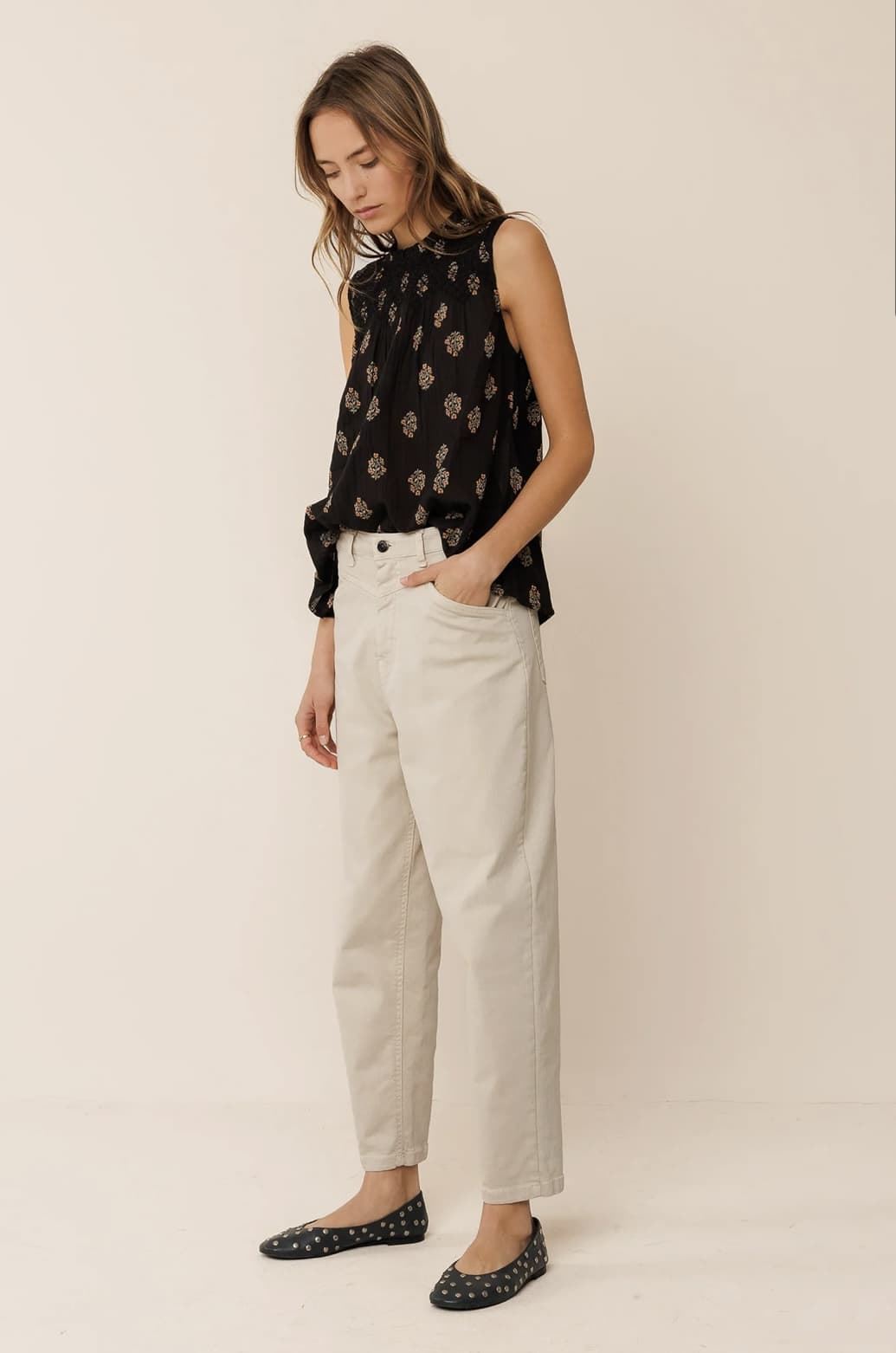 Camisa Indi & Cold AD 176 smok manual print negro - Imagen 3