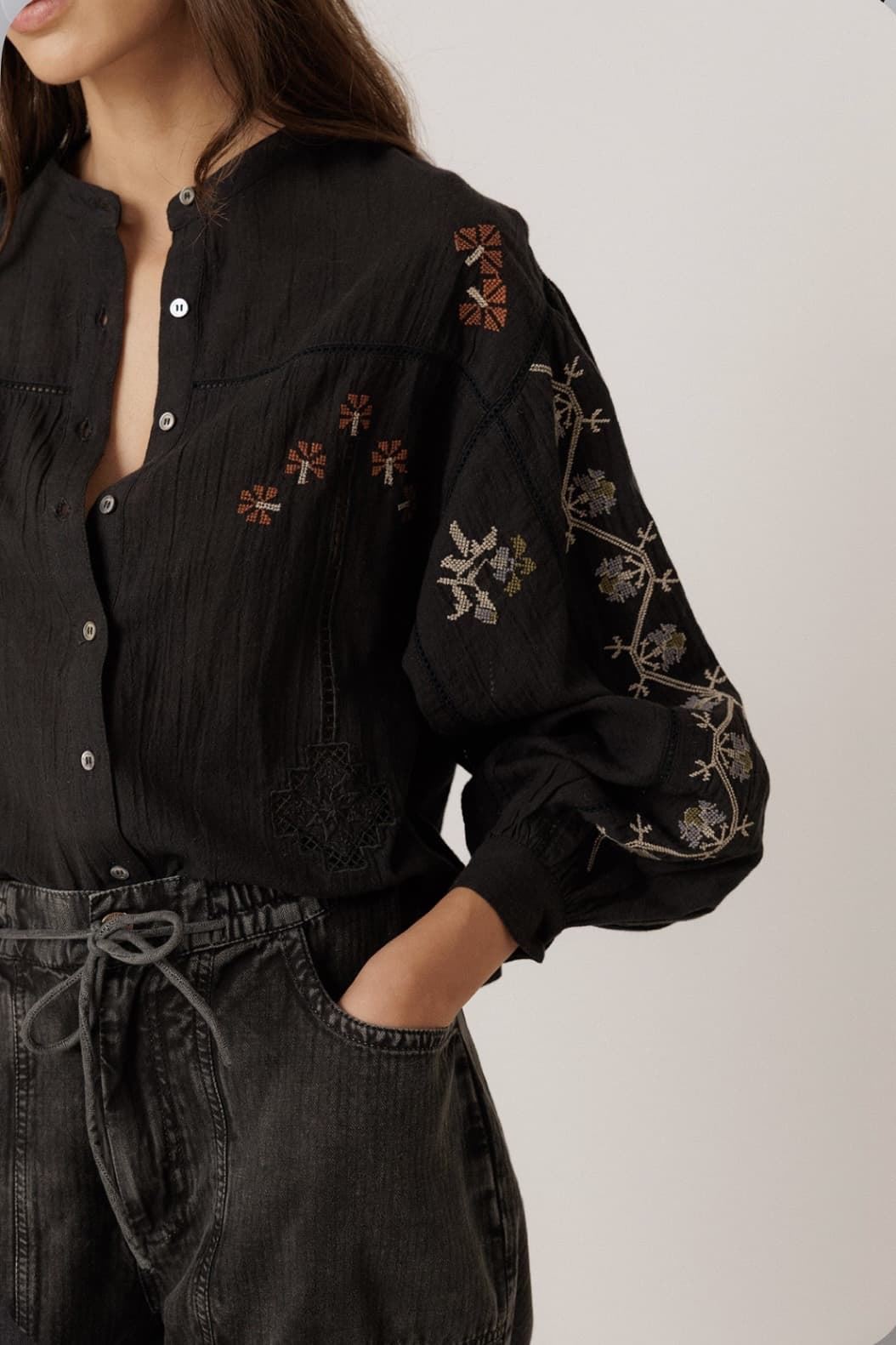 CAMISA Indi & Cold AD146 Negro - Imagen 3
