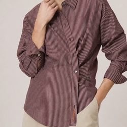 CAMISA IndI & Cold AD155 Raya masculina multiposición berenjena - Imagen 2