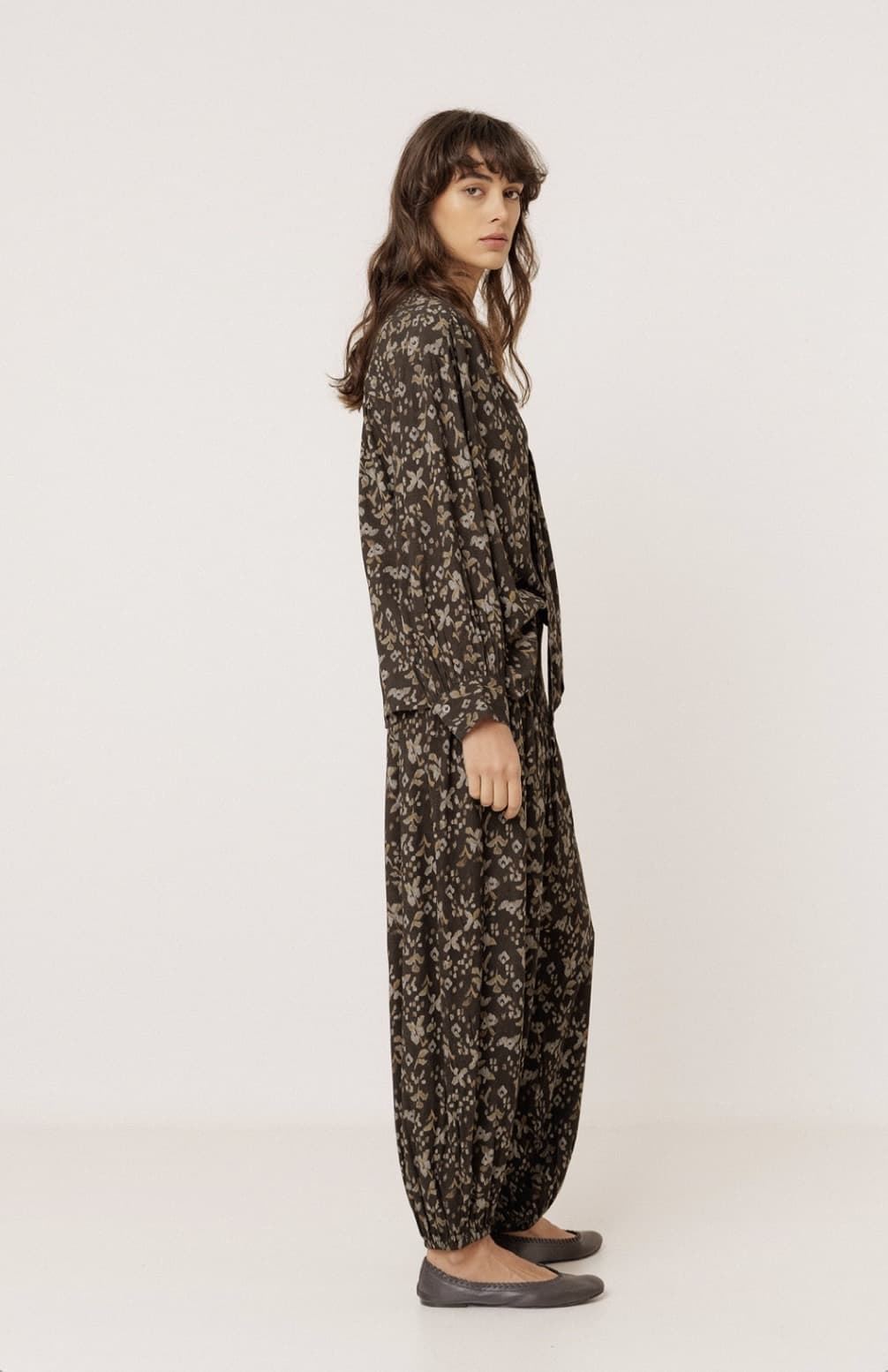 CAMISA IndI & Cold KI123 Oversize pañuelo, negro crudo negro - Imagen 6