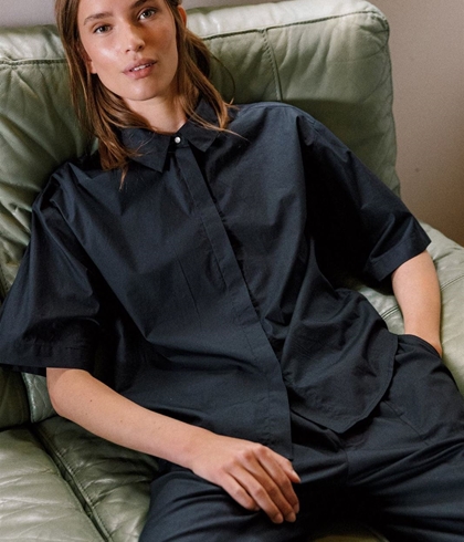 Camisa Indi & Cold Popelin lisa REF. AD100S - Imagen 1