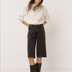 CAMISA Indi & Cold REF. BK450 Combinada puntillas Crudo - Imagen 1