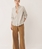 CAMISA Indi & Cold VOILE BORDADA REF. AD385 color piedra - Imagen 2