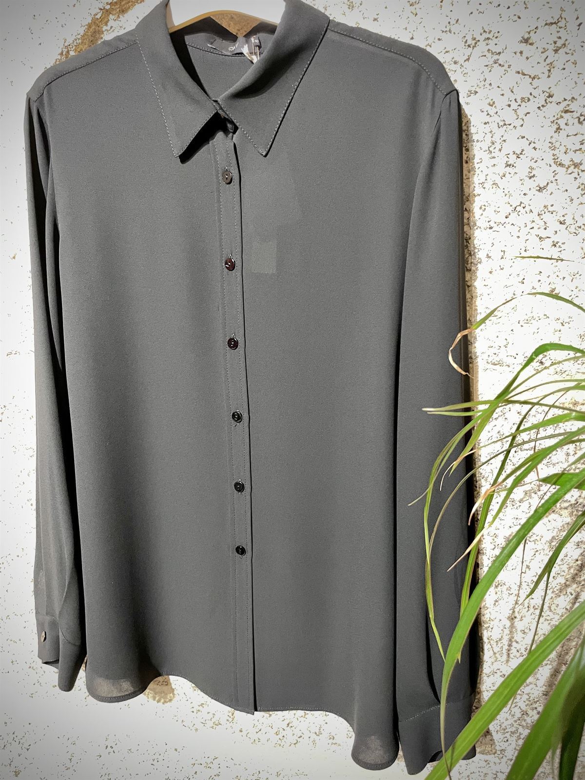 Camisa Oky basica gasa negra - Camisas y blusas Camisa Oky basica gasa negra - Camisas y blusas