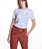 Camiseta Alba Conde 1812 blanca flores teja - Imagen 2