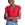 Camiseta Alba Conde 2802 aberturas escote roja - Imagen 1
