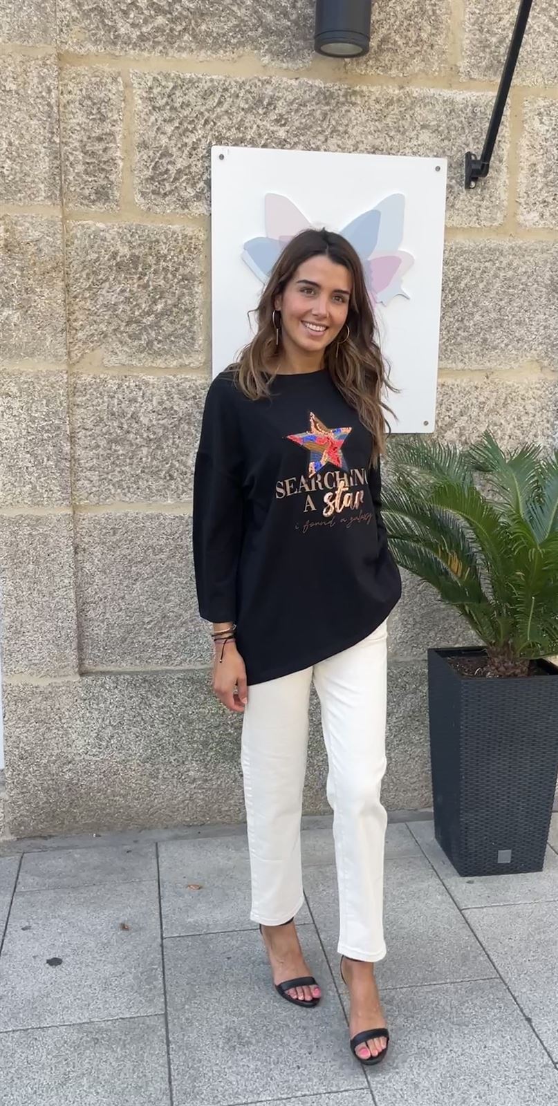 Camiseta Alba Conde estrella negra - Imagen 6