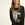 Camiseta Alba Conde letras crudo negra. - Imagen 2