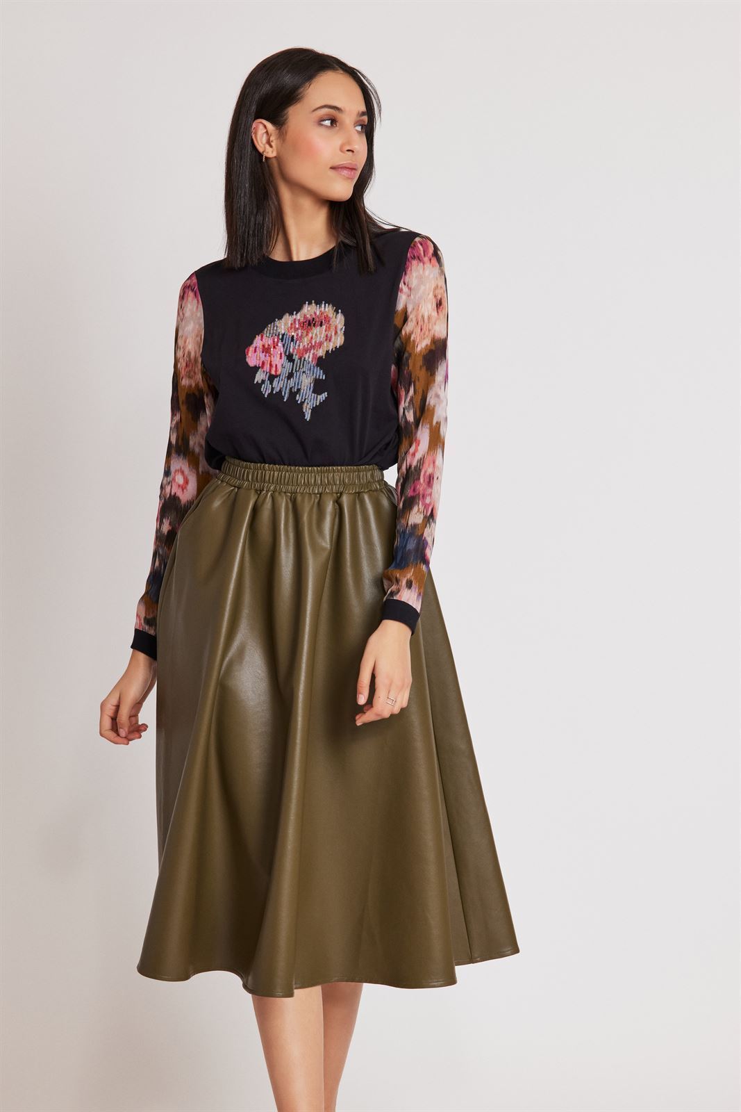 Camiseta Derhy Belvedere estampado romantico - Imagen 1
