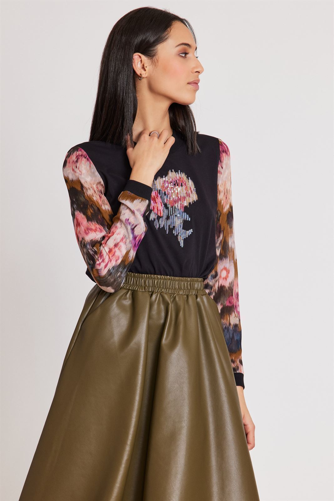 Camiseta Derhy Belvedere estampado romantico - Imagen 2