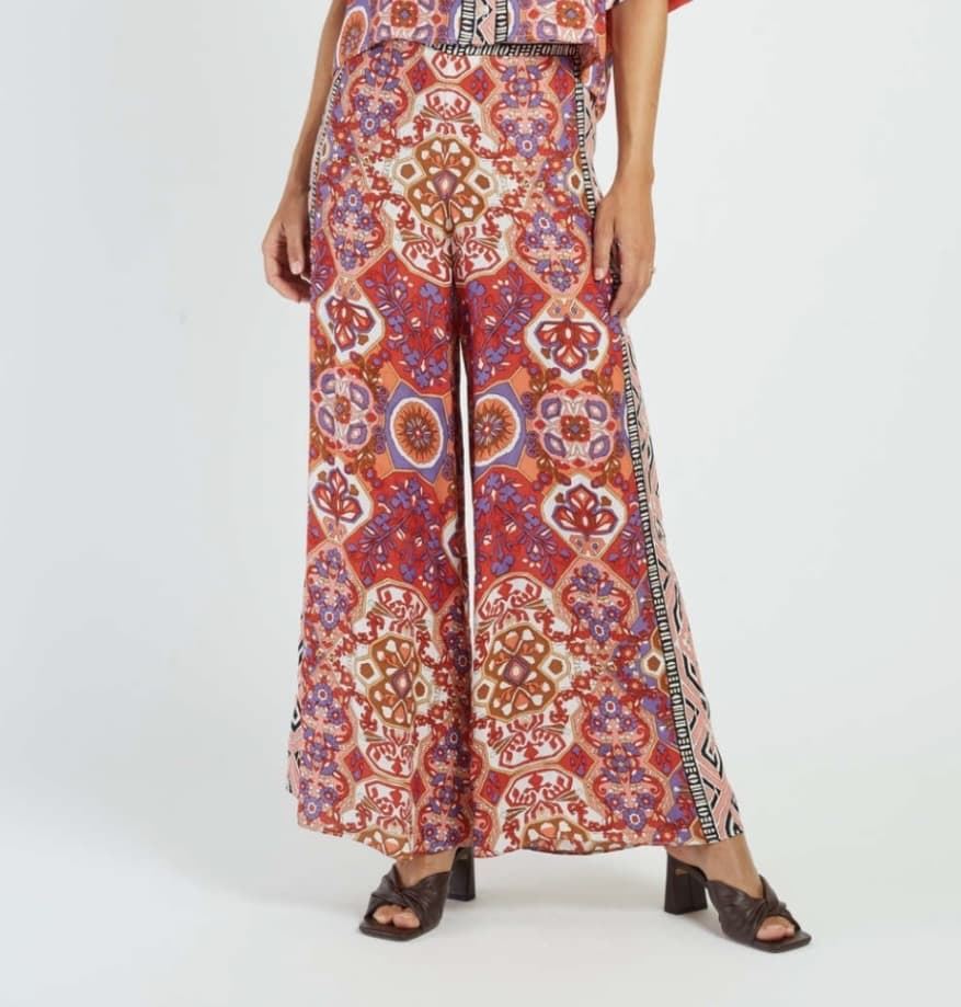 Camiseta Derhy CHEYENNE estampada rojo - Imagen 3